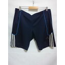 【中古】 【送料無料】 古着 メンズO adidas/アディダス ハーフパンツ ジャージ スポーツ 運動 ジョギング 半ズボン ジム トレーニングウェア ネイビ...