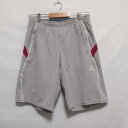 【中古】 【送料無料】 古着 メンズS adidas/アディダス ハーフパンツ 吸汗速乾 プラパン スポーツ ジョギング ランニング グレー P27557