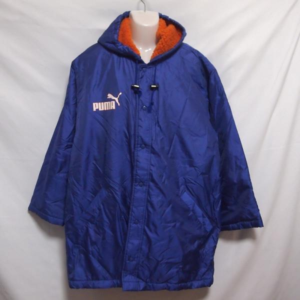 【中古】 【送料無料】 古着 メンズO PUMA/プーマ ヒットユニオン製 ボアハーフコート ボタン ...
