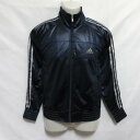 【中古】 【送料無料】 古着 メンズS adidas/アディダス ジップアップ ジャケット スポーツ カジュアル ネイビー 773619