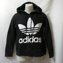 【中古】 【送料無料】 古着 レディースL adidas originals/アディダス オリジナルス トレフォイル パーカー プルオーバー フード スポーツ ...