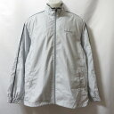 【中古】 【送料無料】 古着 メンズL Reebok/リーボック 裏メッシュ ウインドブレーカージャケット スポーツ ライトグレー