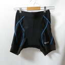 【中古】 【送料無料】 古着 メンズL SOUKE SPORTS サイクルパンツ レーサーパンツ パッド付 自転車 サイクルウェア ブラック