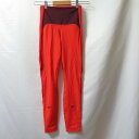 【中古】 【送料無料】 古着 レディースS Reebok/リーボック スタジオ Lux パフォーム タイツ スポーツ トレーニング ジム レッド FT0753
