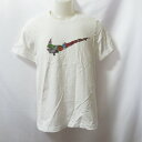 【中古】 【送料無料】 古着 メンズM NIKE/ナイキ OC シーズナル FRAN スウッシュ S/S Tシャツ バスケットボール ホワイト DD0796-1...