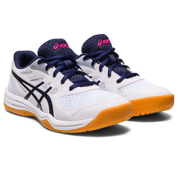 yViz asics/AVbNX 1074A039-103 UPCOURT 5 GS ejX V[YiLbYj WHITE^PEACOAT