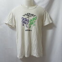 【中古】 【送料無料】 古着 メンズO adidas neo/アディダスネオ Tシャツ 半袖 スポーツMIX カジュアル ホワイト X49122(4)