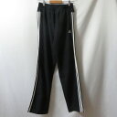 【中古】 【送料無料】 古着 メンズL adidas/アディダス クロスパンツ ロングパンツ 長ズボン スポーツ トレーニング ブラック CX3339