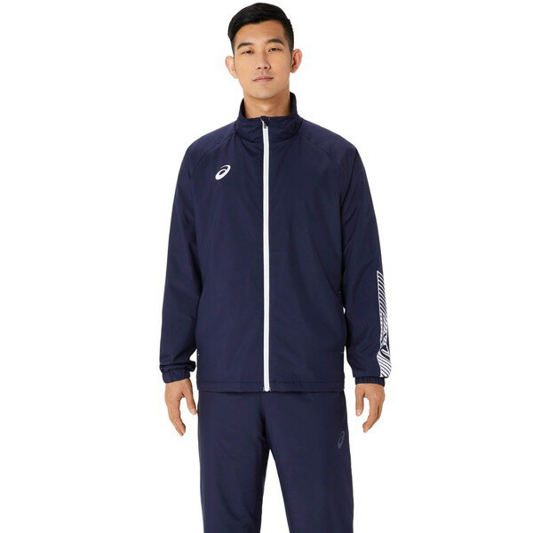 【新品】 asics/アシックス 2031E745-400 裏トリコットウインドブレーカージャケット トレーニングウェ..