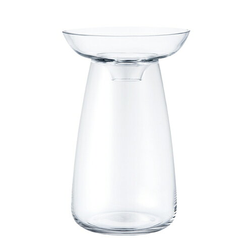 AQUA CULTURE VASE Lサイズ 全2色(クリア/ブルー) (フラワーベース 花瓶 北欧雑貨 陶器 花器 KINTO アクアカルチャーベース キント) [ ハロウィン ] [2]