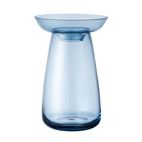 AQUA CULTURE VASE Lサイズ 全2色(クリア/ブルー) (フラワーベース 花瓶 北欧雑貨 陶器 花器 KINTO アクアカルチャーベース キント) [ ハロウィン ] [3]