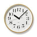 Lemnos レムノス リキクロック 30.5cm (WR08-27 レムノス Riki Clock 掛け時計 電波時計 インテリア 北欧雑貨 オブジェ グッド...