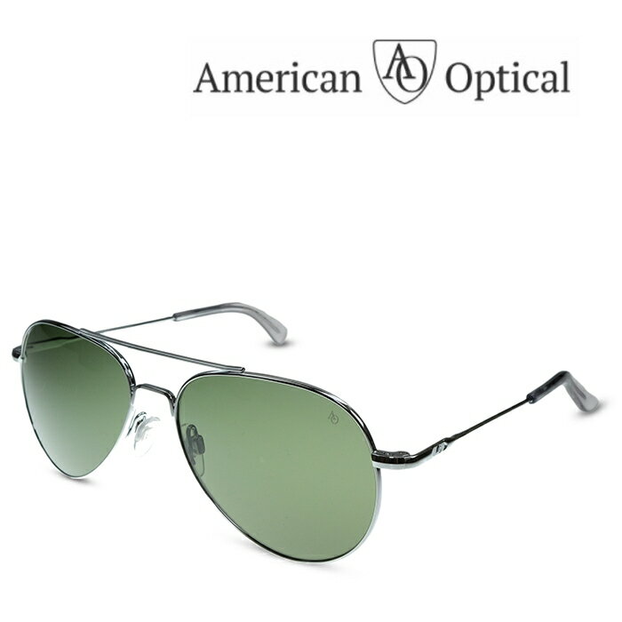 楽天メガネ＆サングラス REI-GLASSESAmerican Optical General SILVER（55mm） GREEN（GLASS） アメリカンオプティカル サングラス （お取り寄せ）