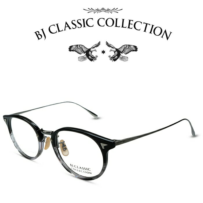 BJ CLASSIC COLLECTION COMBI COM-510NT C-110-15 ダークグレイ ササ ガンメタ BJクラシックコレクション 度付きメガネ 伊達メガネ メンズ レディース 本格眼鏡