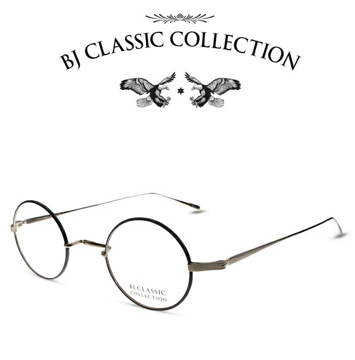 楽天メガネ＆サングラス REI-GLASSESBJ CLASSIC COLLECTION PREMIUM PREM-120S NT C-1-1 ゴールド・ブラック BJクラシックコレクション 度付きメガネ 伊達メガネ メンズ レディース プレミアム 本格眼鏡 （お取り寄せ）