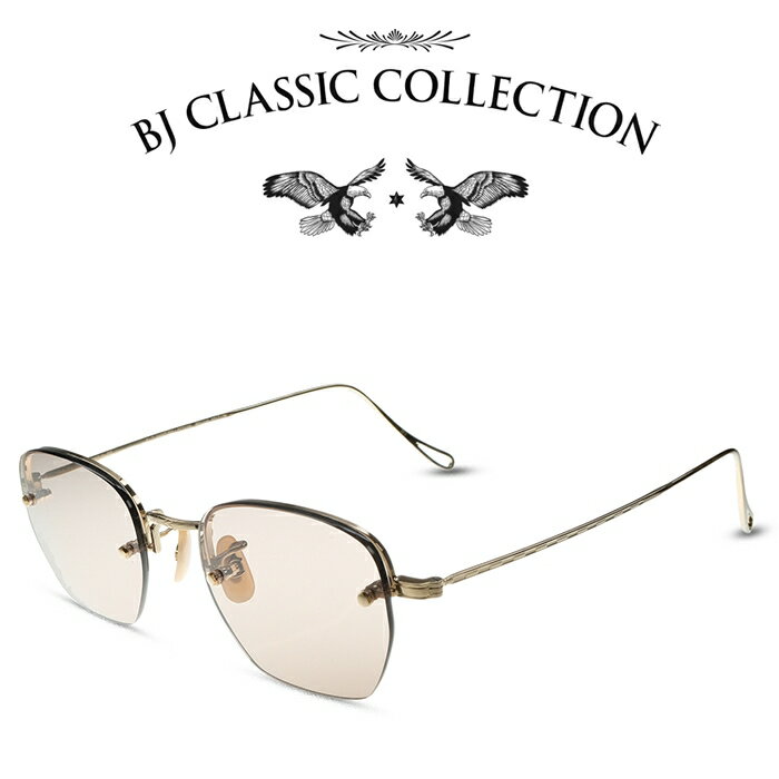 BJ CLASSIC COLLECTION REVIVAL EDITION RIMWAY02 C-1 ゴールド ブラウン リバイバルエディション リムウェイ メンズ レディース チタン 日本製 本格眼鏡 （お取り寄せ）