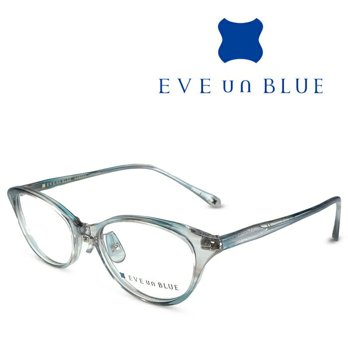 楽天メガネ＆サングラス REI-GLASSESEVE un BLUE イヴ アン ブルー GARDEN CATTLEYA Puddle Blue Sasa メガネ フレーム 度付きメガネ 伊達メガネ メンズ レディース チタン 日本製 本格眼鏡 （お取り寄せ）
