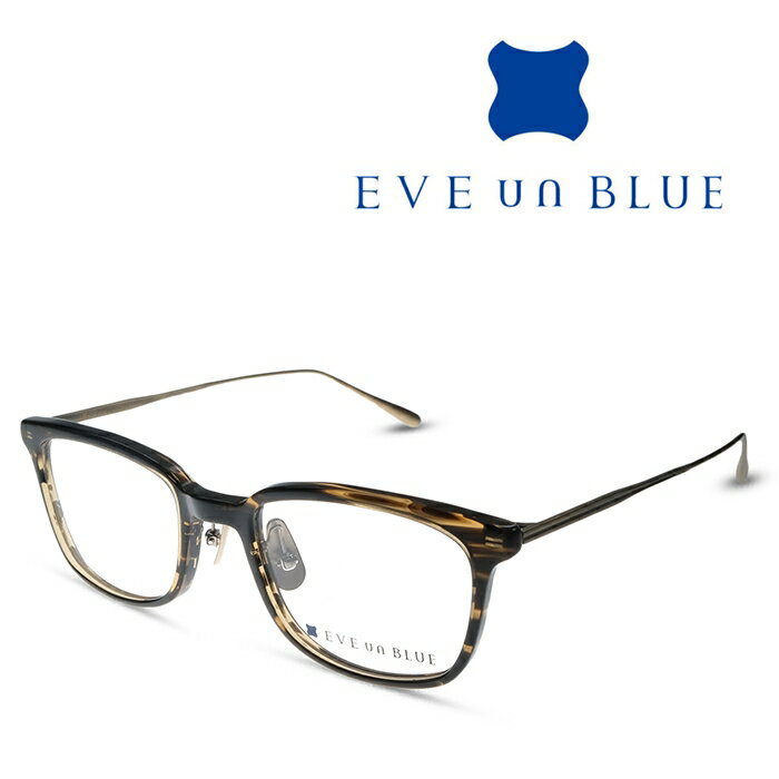 楽天メガネ＆サングラス REI-GLASSESEVE un BLUE イヴ アン ブルー FIN-009 C-30-32 クロササ アンティークゴールド メガネ フレーム 度付きメガネ 伊達メガネ メンズ レディース チタン 日本製 本格眼鏡 （お取り寄せ）