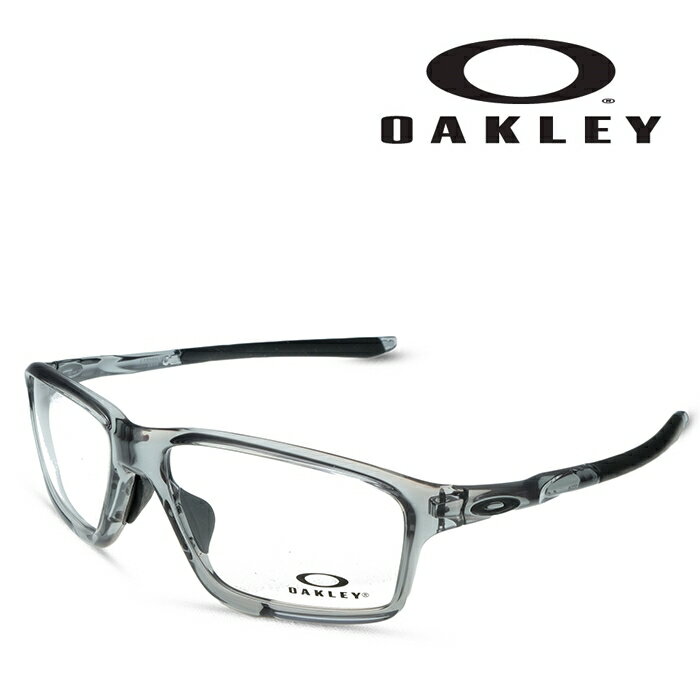 OAKLEY CROSSLINK ZERO OX8080-0458 Polished Grey Shadow オークリー メガネ フレーム クロスリンク ゼロ 度付きメガネ 伊達メガネ ユニセックス スポーツ アスリート アジアンフィット