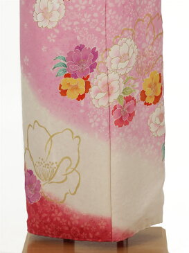 成人式 振袖 レンタル 【レンタル】振袖レンタル フルセット(成人式) AC0142 ピンク 白ぼかし 桜 成人式 振袖 レンタル 貸衣裳 袋帯 草履 バック 振袖 レンタル ふりそで 女性和服 フリソデ 着物 きもの 新品足袋プレゼント 送料無料