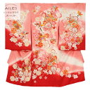 産着 女児【レンタル】産着女の子レンタル AM0108【正絹】ピンク 赤 花模様 縁起柄 女の子 産着 レンタル お宮参り 産着レンタル 祝着レンタル 初着 か...
