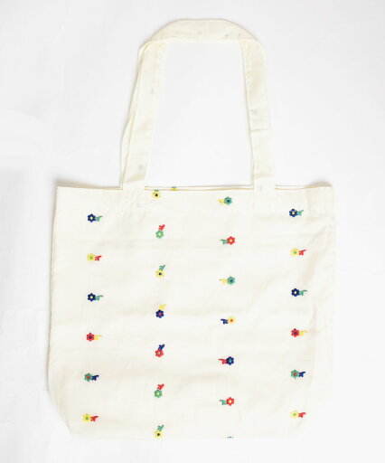 【クリックポスト発送可】【urge select】フラワー 刺繍 A4 トートバッグ(ホワイト系1/ホワイト系2)(TK-16095) 【クリックポスト発送可】【urge select】フラワー 刺繍 A4 トートバッグ(ホワイト系1/ホワイト系2)(TK-16095)