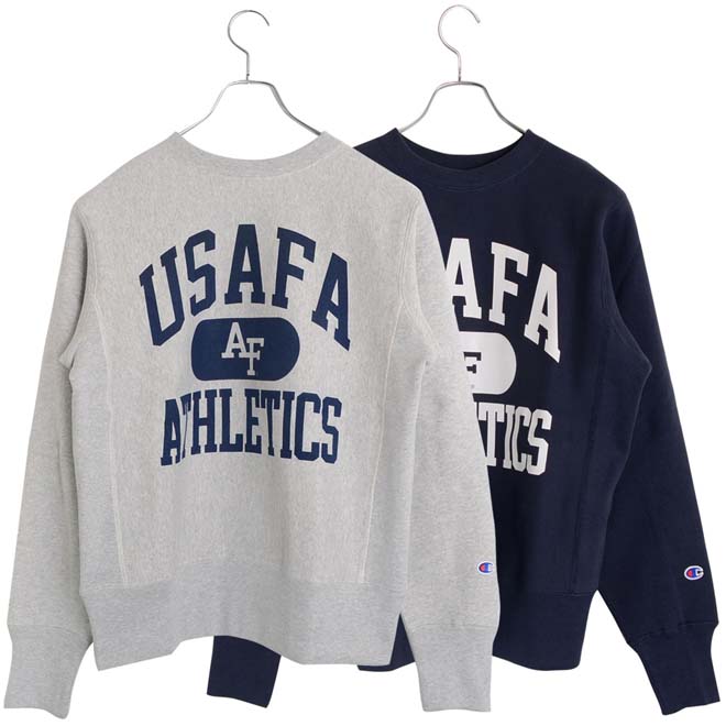 【送料無料】【Champion/チャンピオン】 11.5oz リバースウィーブ(R) クルーネックスウェットシャツ（シルバーグレー/ダークネイビー）（M/L/XL）（C3-Y013）