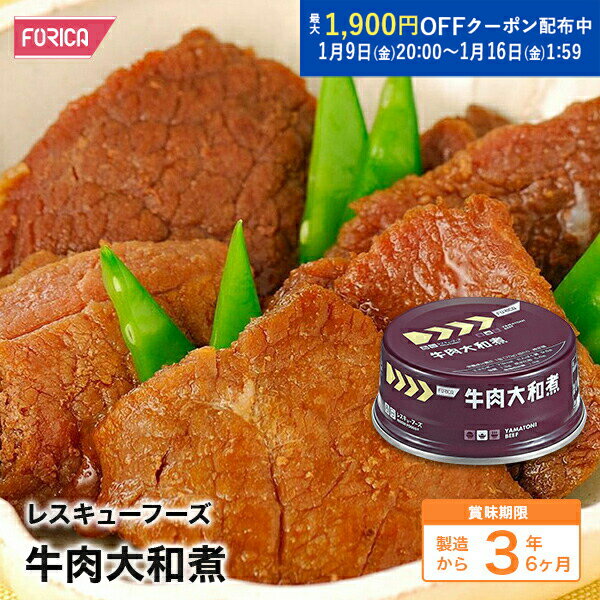 レスキューフーズ牛肉大和煮【保存食】【防災】【非常食】【ホリ
