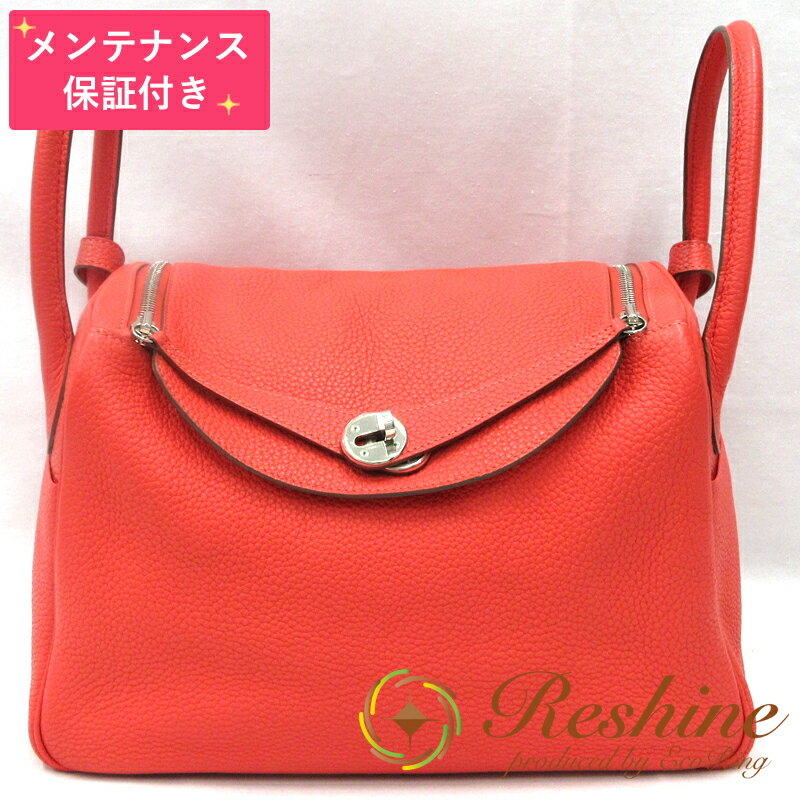 HERMES／エルメス リンディ30 トリヨンクレマンス ローズジャイプール ショルダーバッグ