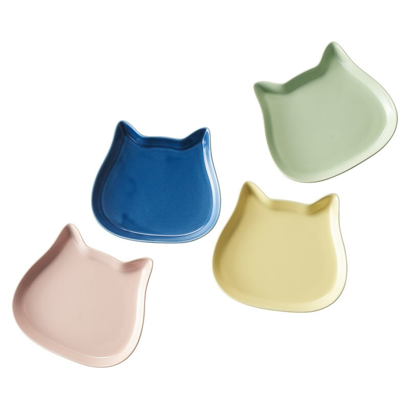 乐天商城 - キャットプレート4枚組 内祝い お誕生日 出産内祝い 結婚内祝い 送料無料 高級 プレゼント ギフトセット 香典返し 法要 法事 還暦 贈答品 お返し 贈り物 人気 売れ筋 お取り寄せ