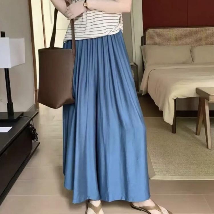 ガウチョパンツ レディース ワイドパンツ スカーチョ パンツ スカンツ 9分丈 春夏 ...