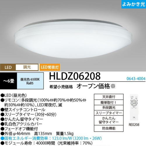 法人限定 ホタルクス(NEC) HLDZ06208 LEDシーリング 6畳 調光タイプ [2台セット]
