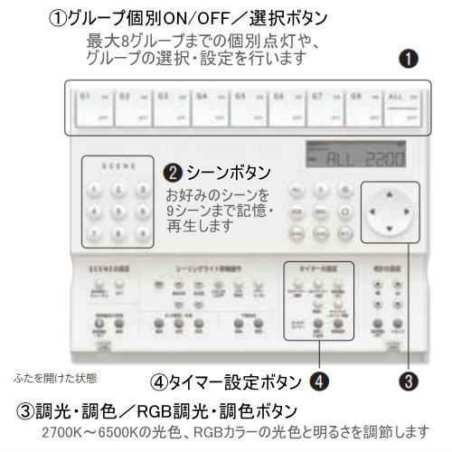 �����ǥ�å� CONNECTED LIGHTING������󥰥饤���� �ɳݥ�⥳�� RC921 �᡼�������� Ĵ����Ĵ�� RGB ¿��ǽ