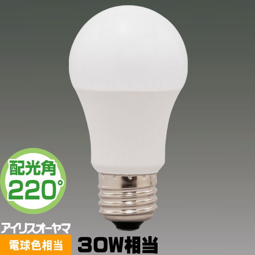 アイリスオーヤマ LDA3L-G-3T5 LED電球 一般電球形 30W相当 電球色相当 広配光 LDA3LG3T5