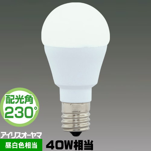 アイリスオーヤマ LDA4N-G-E17/W-4T5 LED電球 小形電球形 40W相当 昼白色相当