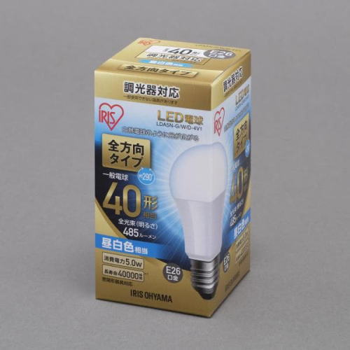 �����ꥹ������� LDA5N-G/W/D-4V1 LED�ŵ� �����ŵ�� E26 40W���� 485lm �������� ������ Ĵ�� LDA5NWGD4V1