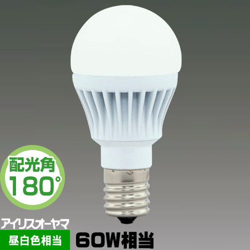 樂天商城 - アイリスオーヤマ LDA7N-G-E17-6T5 LED電球 小形電球形 60W相当 昼白色相当 広配光 LDA7NGE176T5