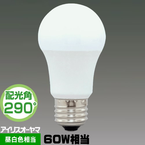 樂天商城 - アイリスオーヤマ LDA7N-G/W-6T5 LED電球 一般電球形 60W相当 昼白色相当 全方向 LDA7NGW6T5
