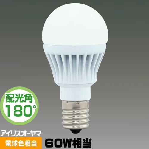 樂天商城 - アイリスオーヤマ LDA8L-G-E17-6T5 LED電球 小形電球形 60W相当 電球色相当 広配光 LDA8LGE176T5