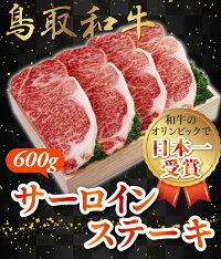 鳥取和牛サーロインステーキ【600g】【送料無料】【ギフト対応可】