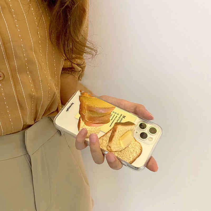 ケース クリーム パン かわいい おしゃれ 携帯ケース iphoneケース iPhone13 iPhone12/12 pro iphone11 pro x xs xr max 7 8 スマートフォン 送料無料 iphoneSE第2世代 韓国 透明 食べ物 個性的