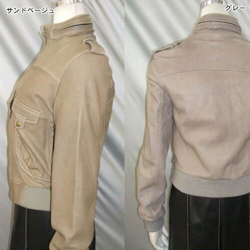 【OFF Price】 レザーブルゾン レザー...の紹介画像2