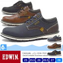 【送料無料】EDWIN メンズ 4cm防水/防滑スニーカー　7920 25.0/25.5/26.0/26.5/27.0/28.0/シューズ/メンズ スニーカー/靴/