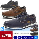 【送料無料】EDWIN メンズ 4cm防水 防滑 スニーカー EDW-7970 シューズ 靴 ブーツ