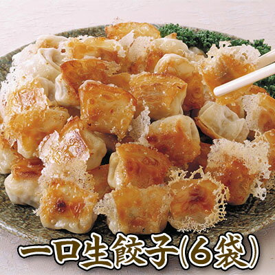 【餃子 ぎょうざ ギョーザ】一口生餃子(6袋入り)送料無料（沖縄別途送料） 一口サイズ 餡がたっぷり 化学調味料不使用、国産の野菜、豚肉、小麦使用 当店一番人気【餃子工房RON ギフト 通販 内祝 お取り寄せ お土産 食品 中華 手土産 ネットショップ グルメ リピート】