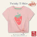 【正規品 オイリリー】ブランド キッズ Tシャツ スマイリー いちご タイドクロップトップ オーガニックコットン 100 110 120【ys25gje230】