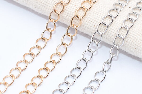 鉄製チェーン デザインチェーン ツイスト 3.8mm【5m】