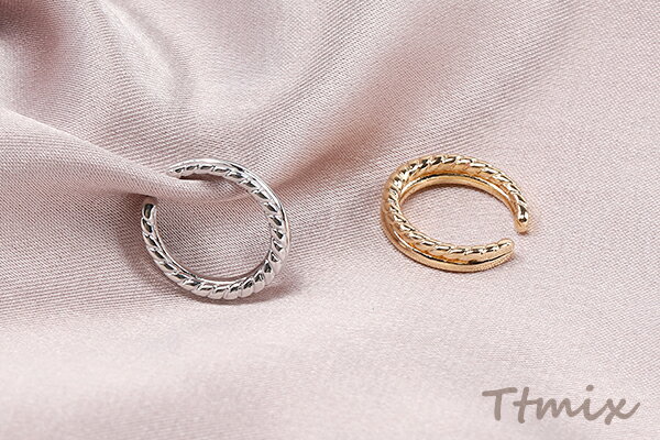 高品質イヤーカフ 4×14×15mm 片耳用（1ヶ）