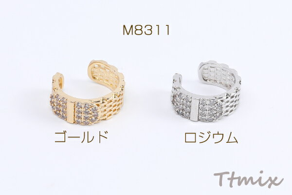 高品質ジルコニアイヤーカフ 6×16mm 片耳用（1ヶ）