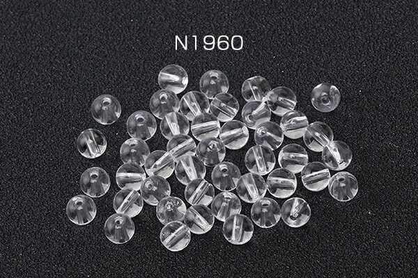天然石ビーズ クリスタルクォーツ 丸玉 4.5mm 1連(約85ヶ)